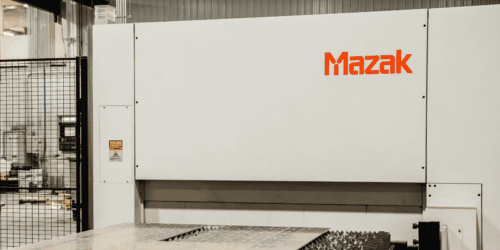 Mazak machine on a factory floor